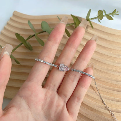 [Love's Uplift]Dazzling Unique Multi Shape Lover Bracelet