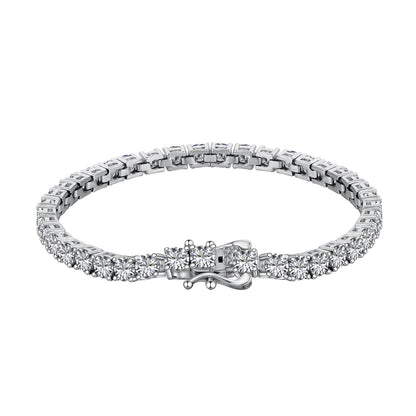 [Love's Uplift]Luxurious Ornate Round Cut Tennis Bracelet
