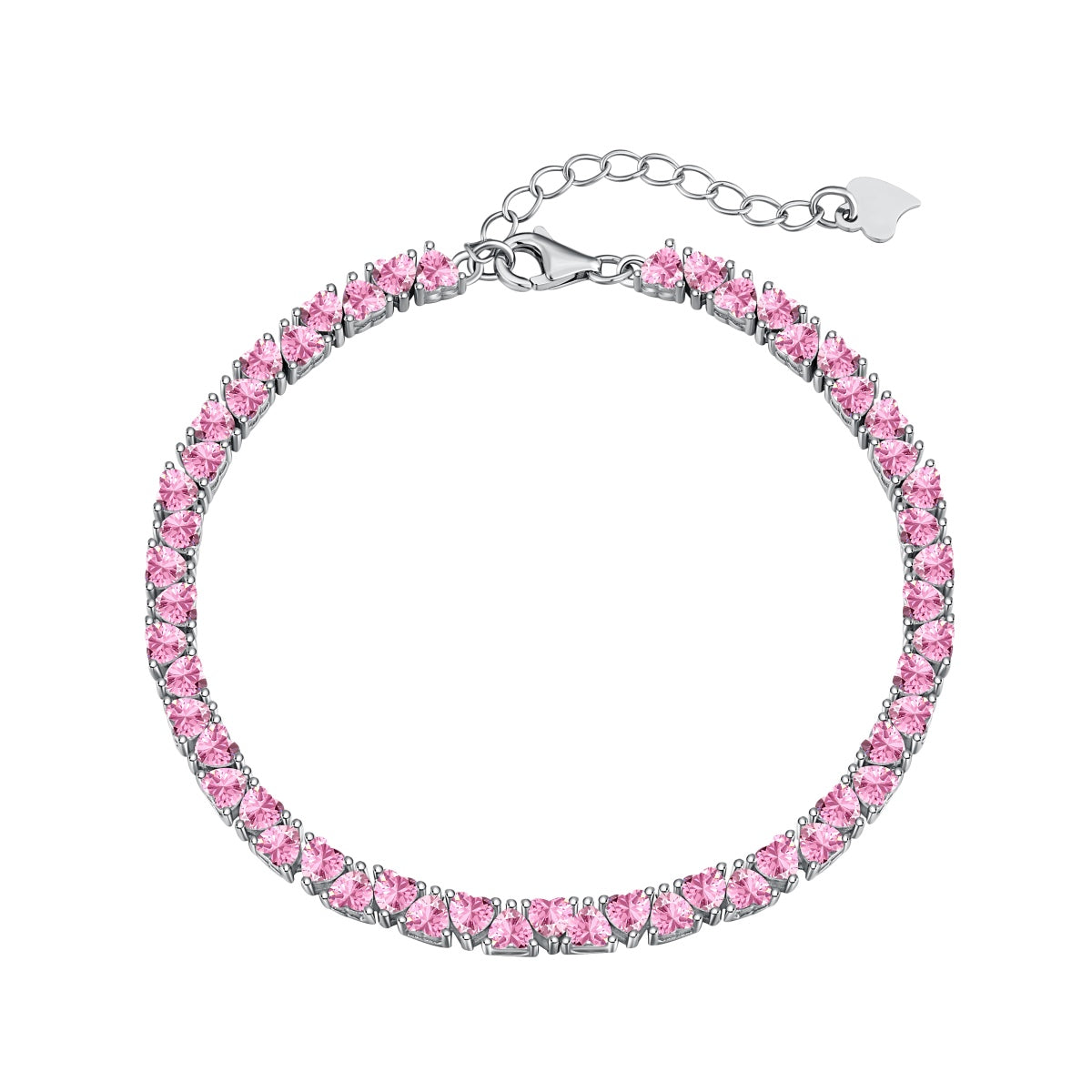 [Love's Uplift]Dazzling Romantic Heart Shape Lover Bracelet