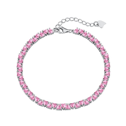 [Love's Uplift]Dazzling Romantic Heart Shape Lover Bracelet