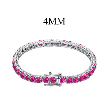 [Love's Uplift]Radiant Colorful Round Cut Party Bracelet