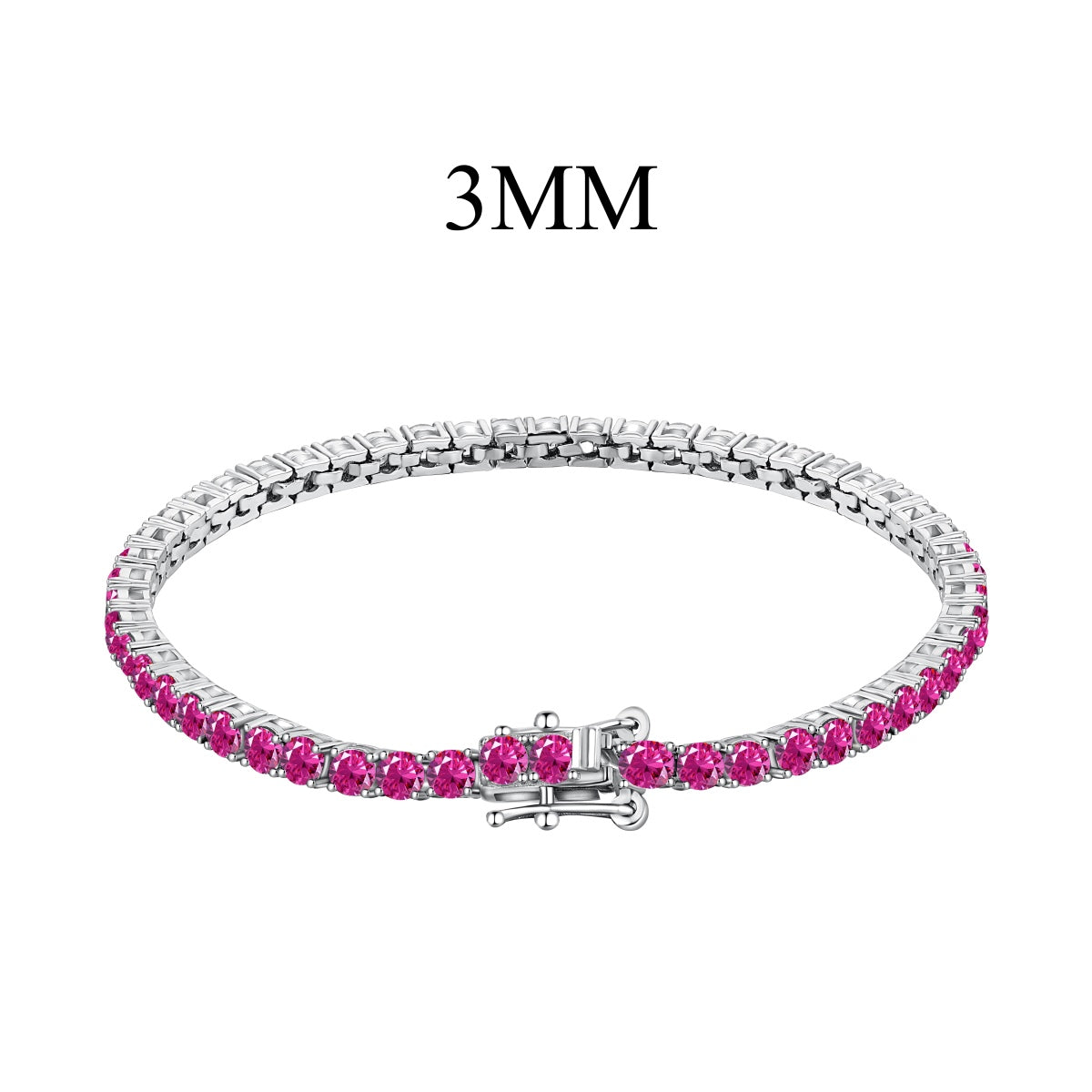 [Love's Uplift]Radiant Colorful Round Cut Party Bracelet