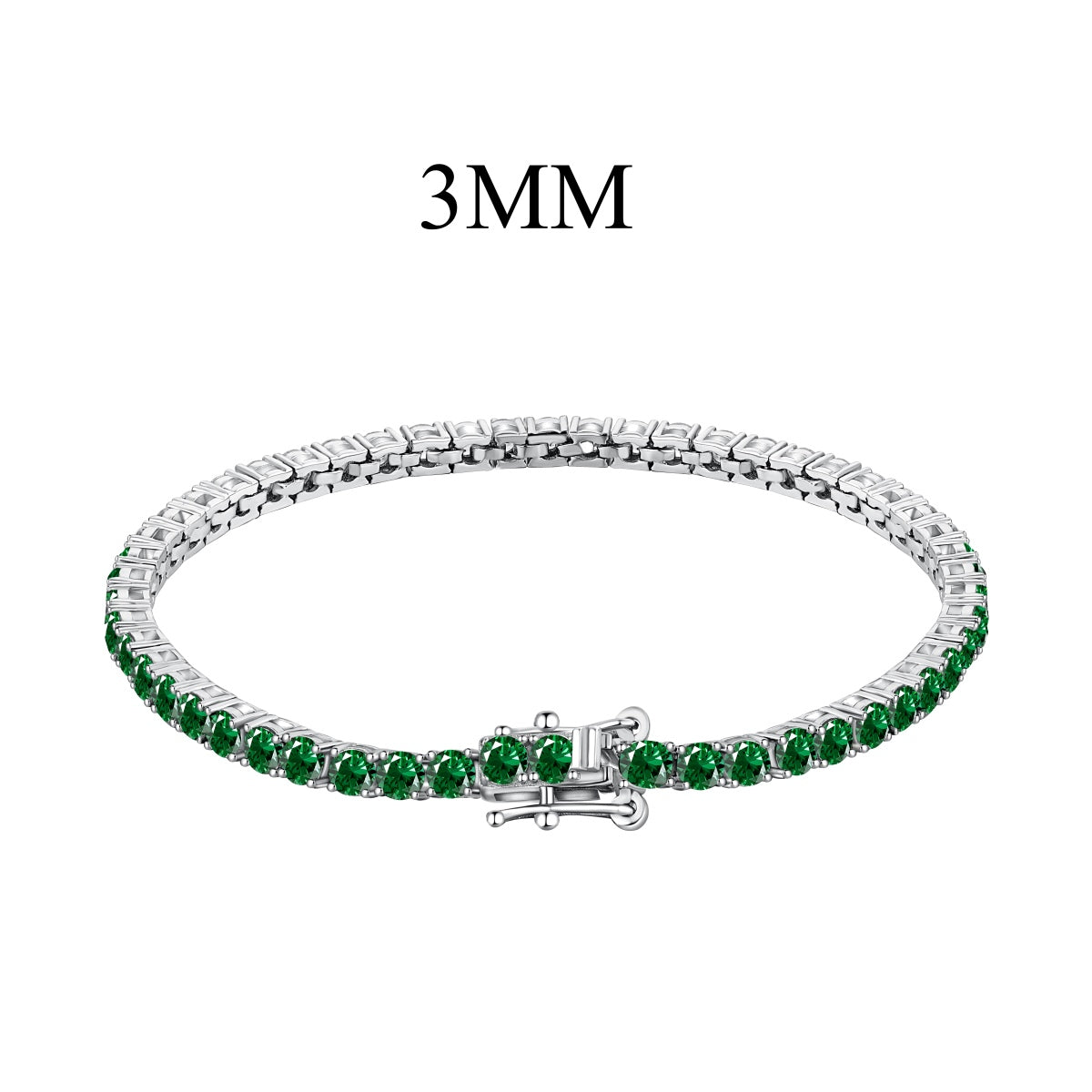 [Love's Uplift]Radiant Colorful Round Cut Party Bracelet