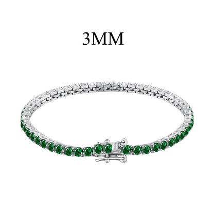[Love's Uplift]Radiant Colorful Round Cut Party Bracelet