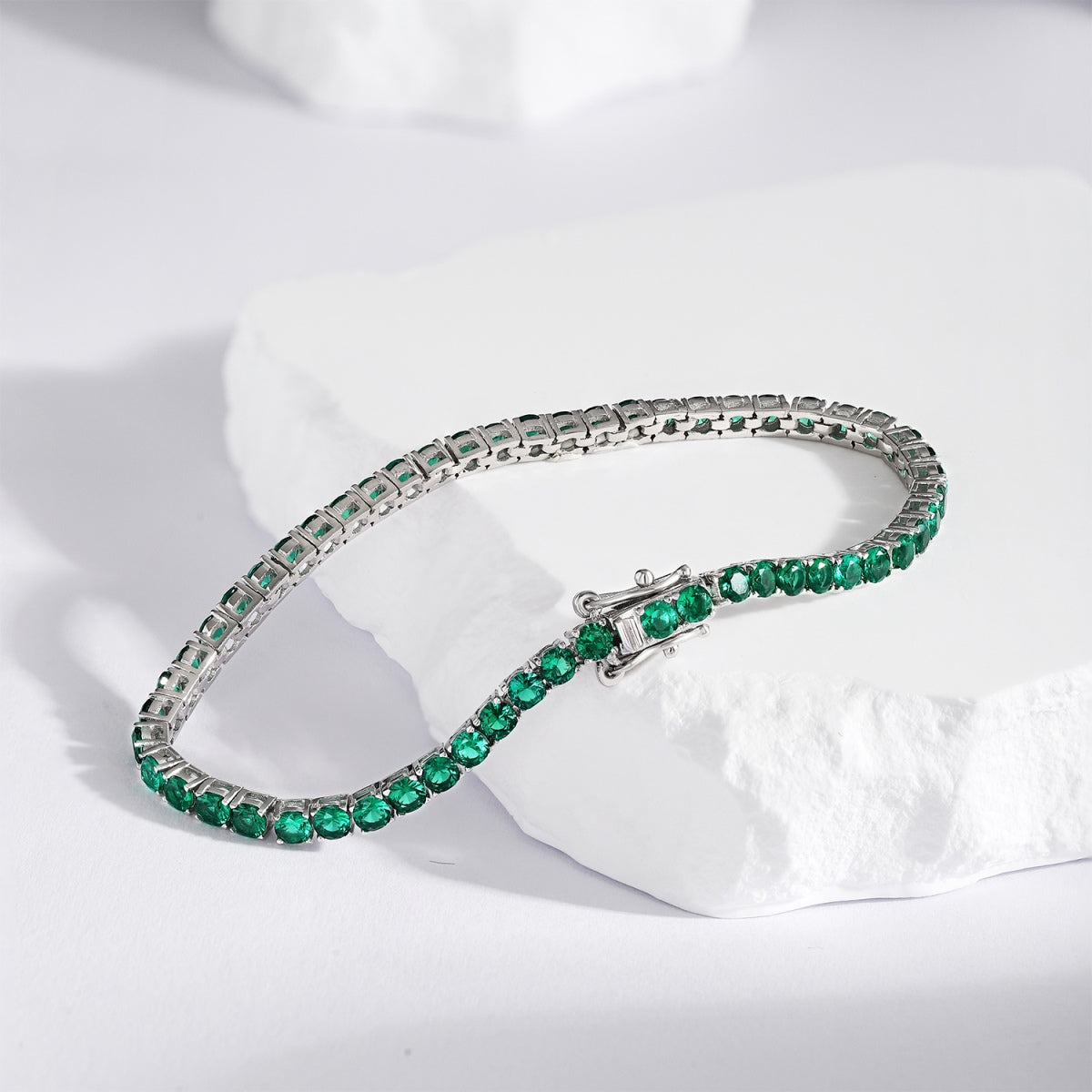 [Love's Uplift]Radiant Colorful Round Cut Party Bracelet
