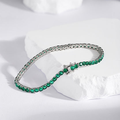 [Love's Uplift]Radiant Colorful Round Cut Party Bracelet