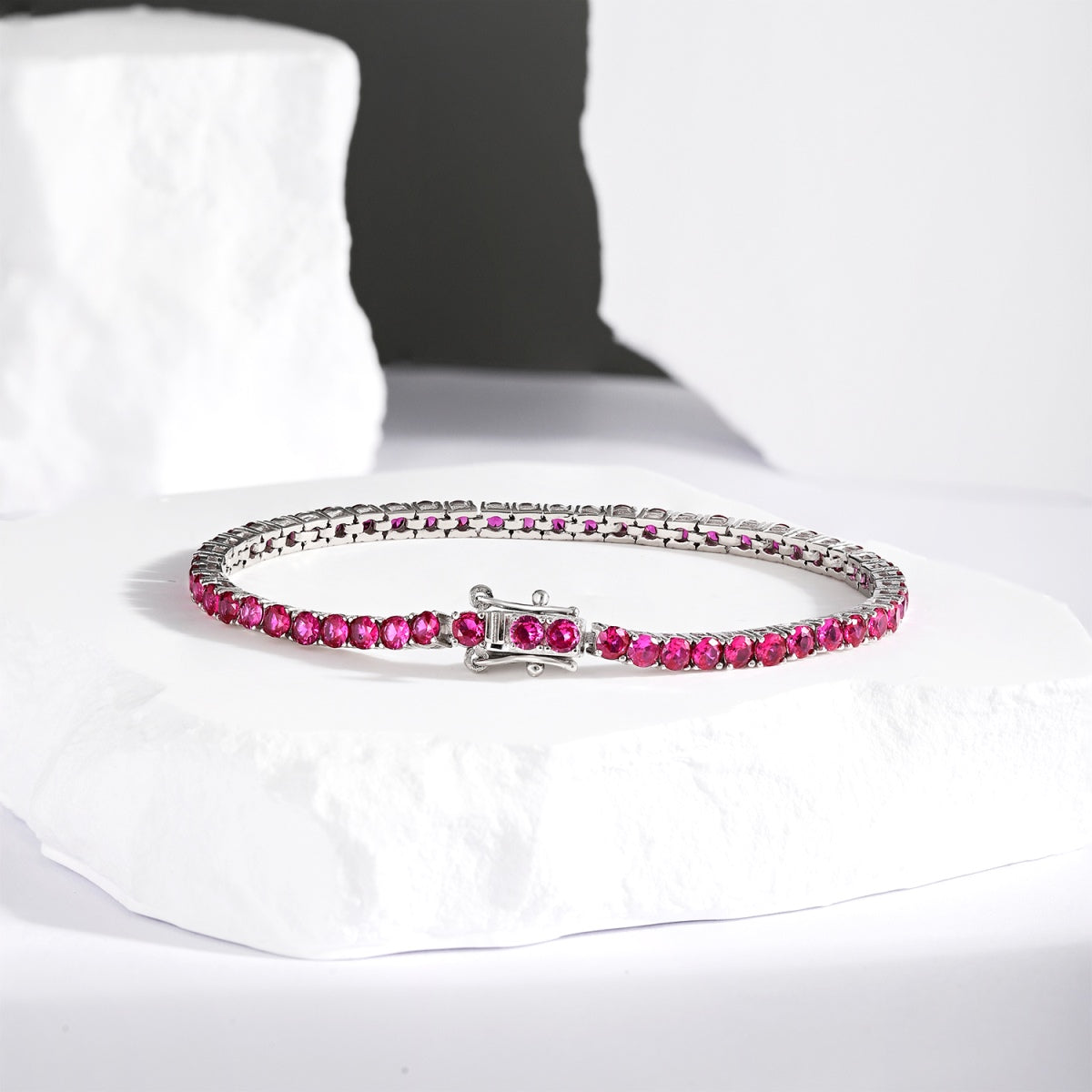 [Love's Uplift]Radiant Colorful Round Cut Party Bracelet