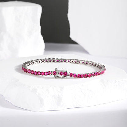 [Love's Uplift]Radiant Colorful Round Cut Party Bracelet