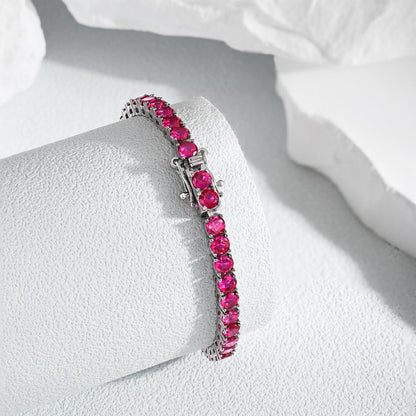 [Love's Uplift]Radiant Colorful Round Cut Party Bracelet