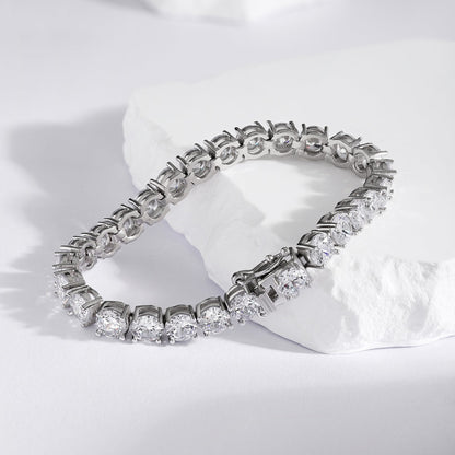 [Love's Uplift]0.75 Carat Dazzling Round Cut Wedding Bracelet