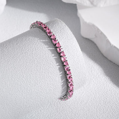 [Love's Uplift]Dazzling Romantic Heart Shape Lover Bracelet