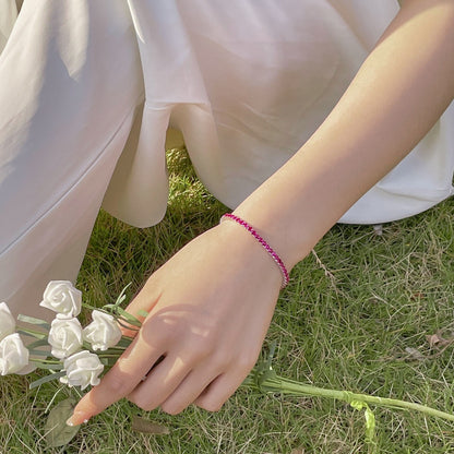 [Love's Uplift]Radiant Colorful Round Cut Party Bracelet