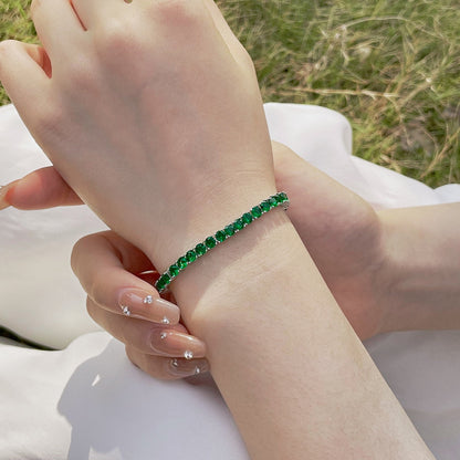 [Love's Uplift]Radiant Colorful Round Cut Party Bracelet