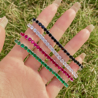 [Love's Uplift]Radiant Colorful Round Cut Party Bracelet