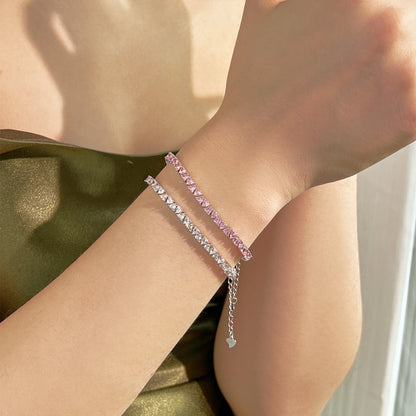 [Love's Uplift]Dazzling Romantic Heart Shape Lover Bracelet
