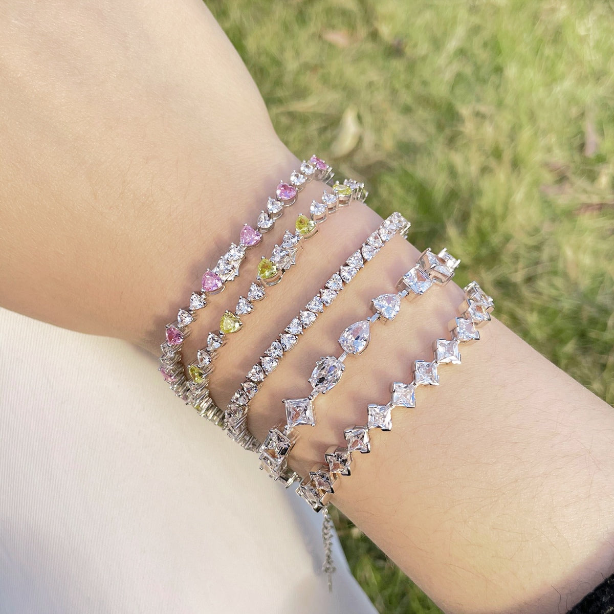 [Love's Uplift]Unique Exquisite Multi Cut Daily Bracelet