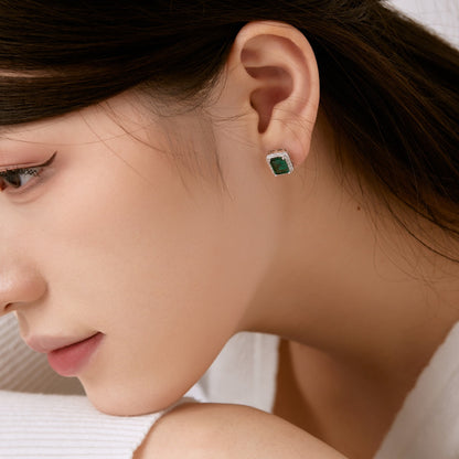[Love's Uplift]Luxurious Dainty Emerald Cut Banquet Earrings