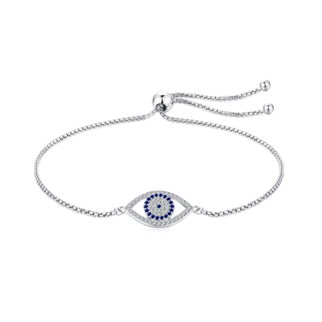 [Love's Uplift]Dazzling Eye Shape Necklace