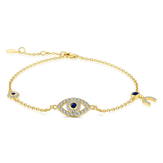 [Love's Uplift]Dainty Eye Shape Necklace