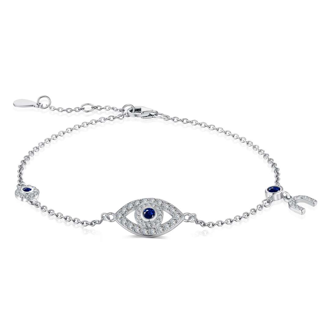 [Love's Uplift]Dainty Eye Shape Necklace