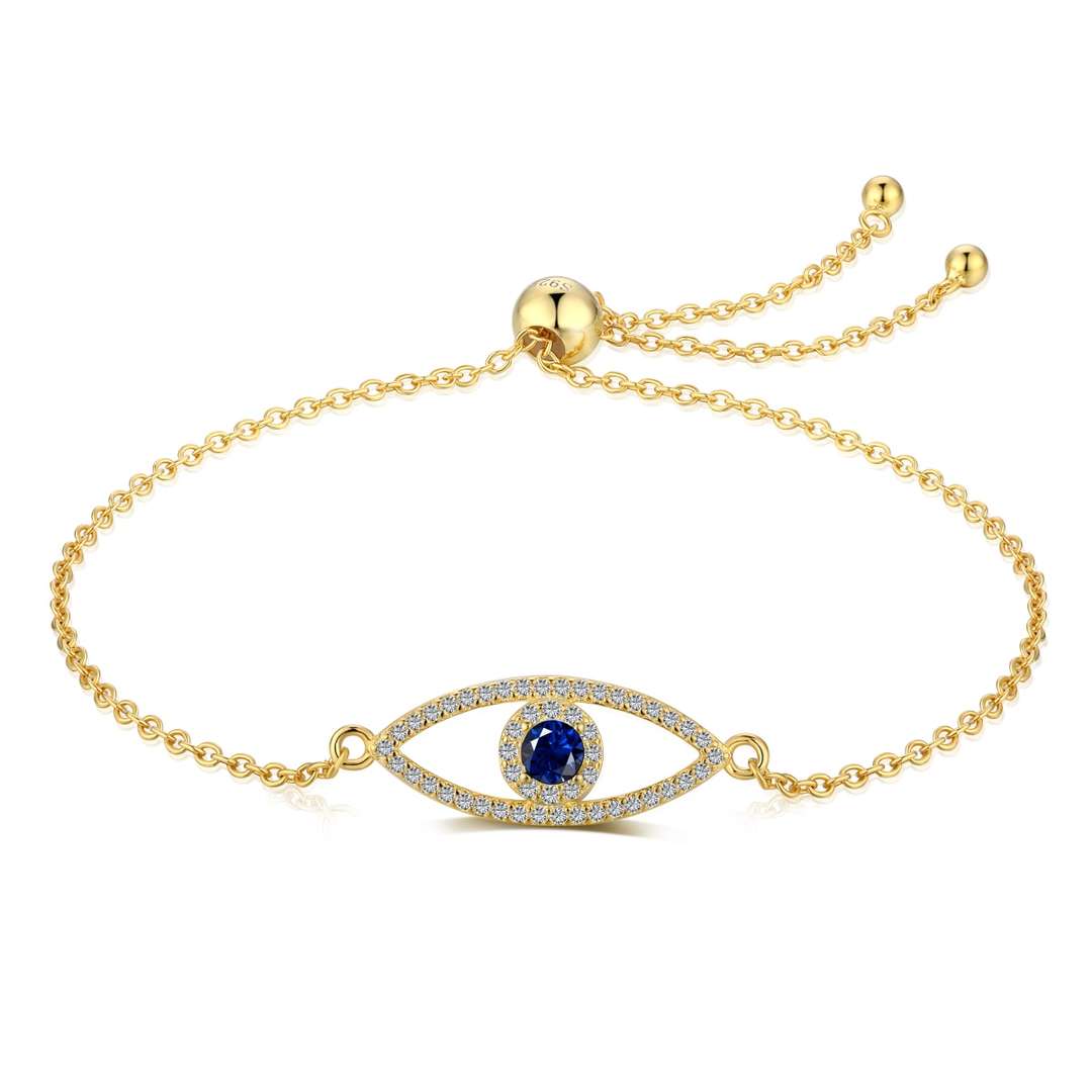 [Love's Uplift]Devil's Eye Hollow Design Bracelet