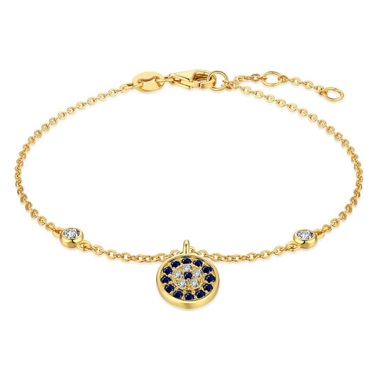 [Love's Uplift]Devil's Eye Round Shape Bracelet