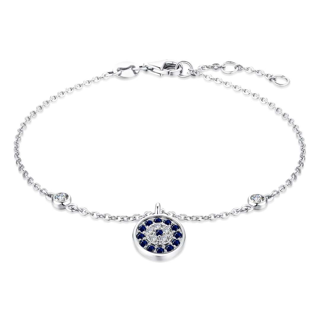 [Love's Uplift]Devil's Eye Round Shape Bracelet