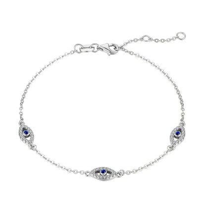 [Love's Uplift]Evil Eye Shape Pendent Necklace