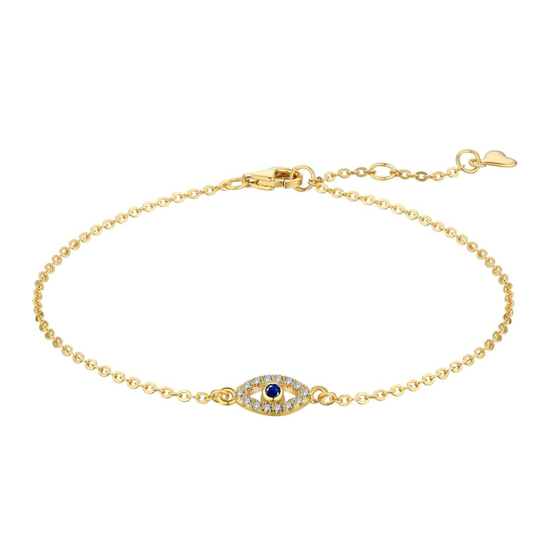 [Love's Uplift]Evil Eye Shape Necklace