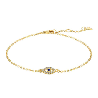 [Love's Uplift]Evil Eye Shape Necklace