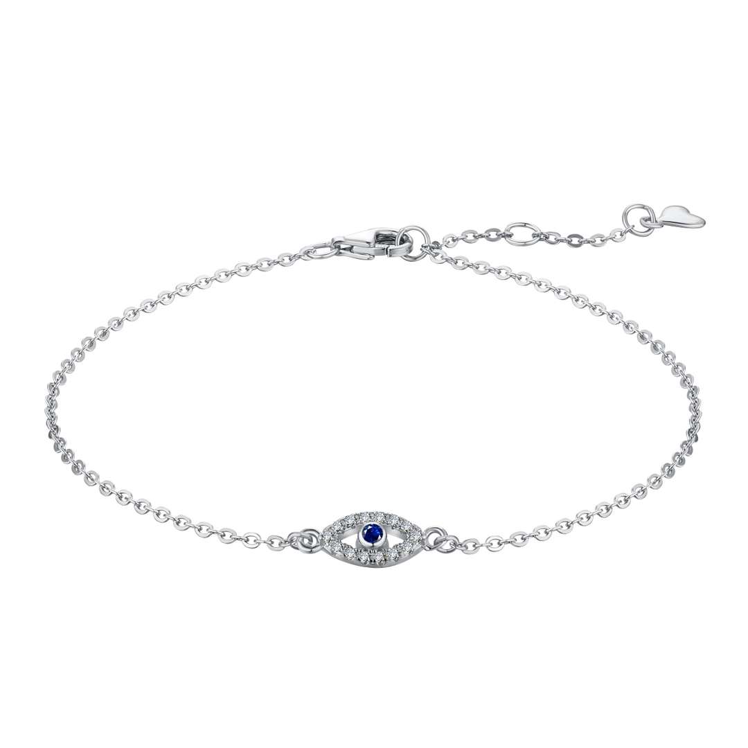 [Love's Uplift]Evil Eye Shape Necklace