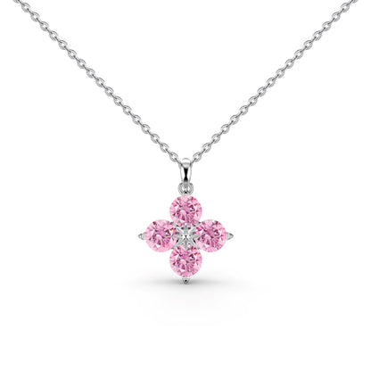 [Love's Uplift]Four-Leaf Clover And Eight-Pointed Star Necklace