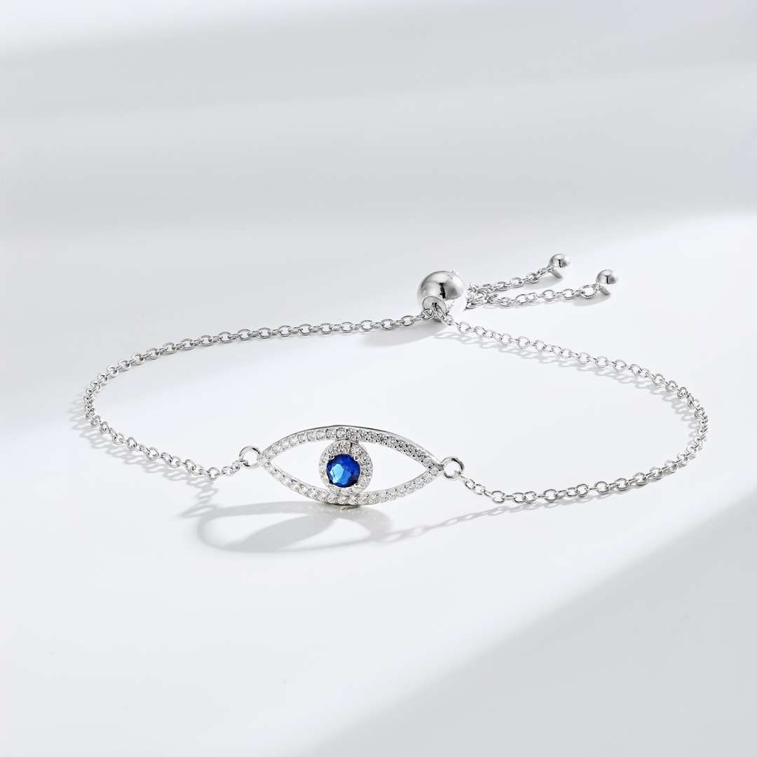 [Love's Uplift]Devil's Eye Hollow Design Bracelet