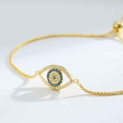 [Love's Uplift]Dazzling Eye Shape Necklace