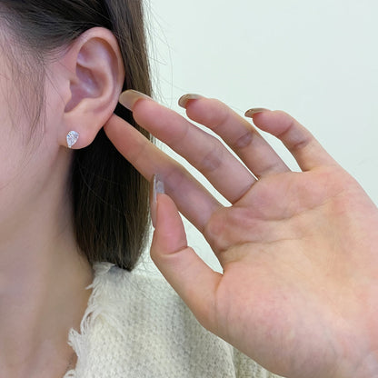 [Love's Uplift]Ornate Water Drop Shape Earrings