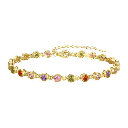 [Love's Uplift]Sparkling Exquisite Round Cut Party Bracelet