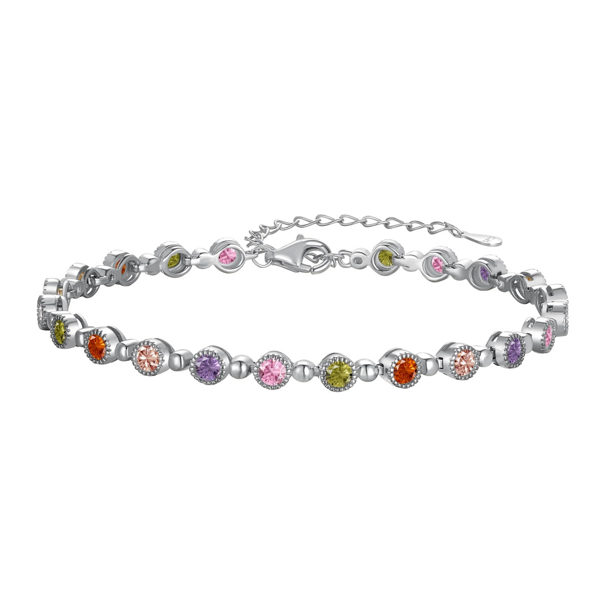 [Love's Uplift]Sparkling Exquisite Round Cut Party Bracelet