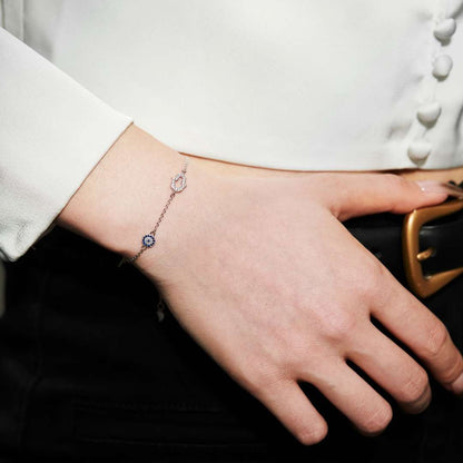 [Love's Uplift]Gost Shape & Round Shape Necklace