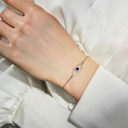 [Love's Uplift]Devil's Eye Hollow Design Bracelet