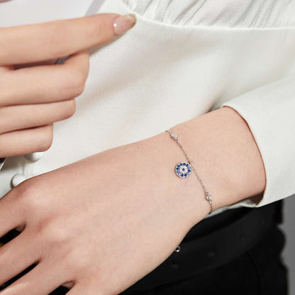 [Love's Uplift]Devil's Eye Round Shape Bracelet