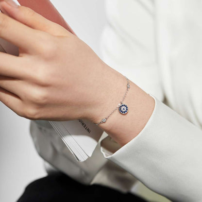 [Love's Uplift]Devil's Eye Round Shape Bracelet