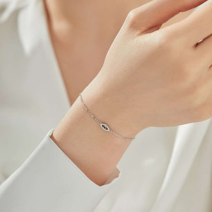 [Love's Uplift]Evil Eye Shape Necklace