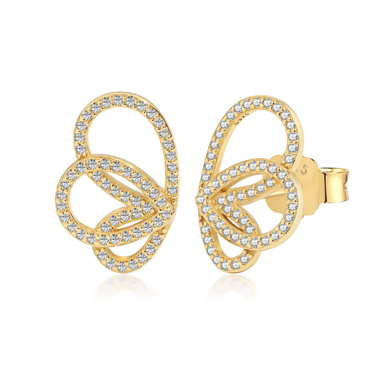 [Love's Uplift]Exquisite Butterfly Shape Earrings