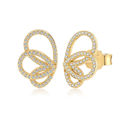 [Love's Uplift]Exquisite Butterfly Shape Earrings