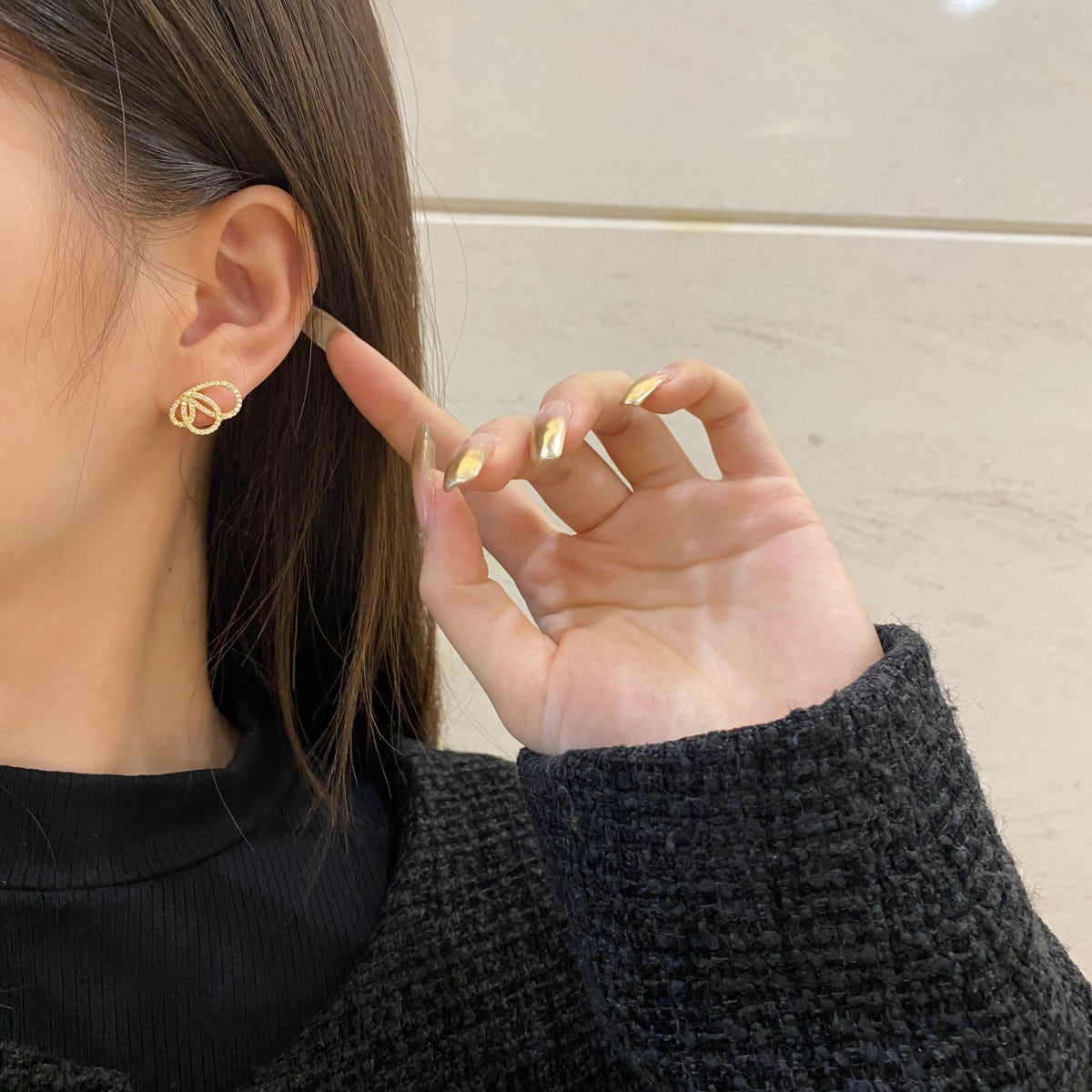 [Love's Uplift]Exquisite Butterfly Shape Earrings