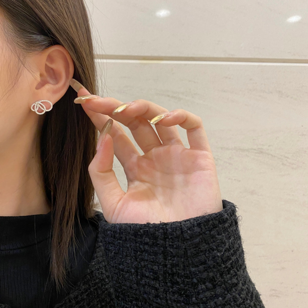 [Love's Uplift]Exquisite Butterfly Shape Earrings