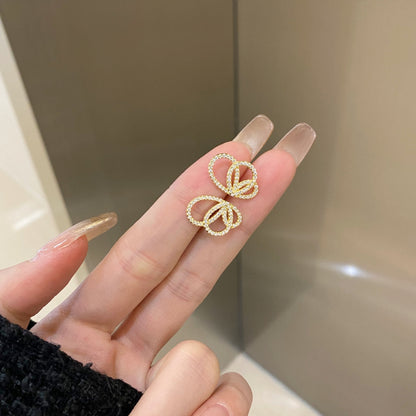[Love's Uplift]Exquisite Butterfly Shape Earrings