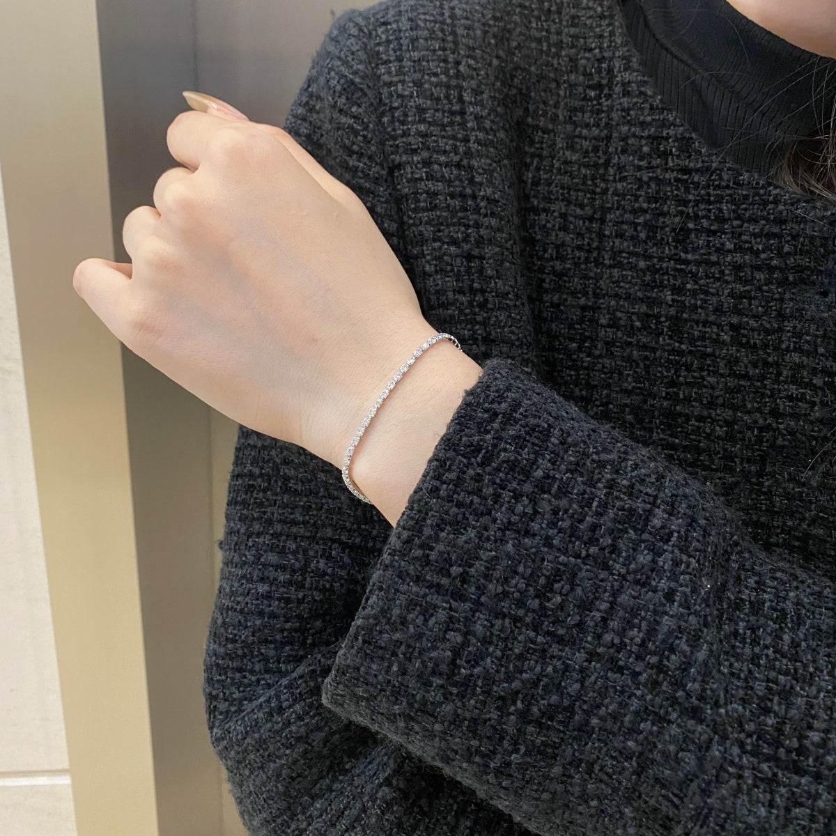 [Love's Uplift]Elegant Emerald Cut Daily Bracelet