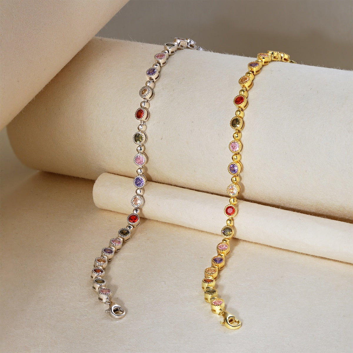 [Love's Uplift]Sparkling Exquisite Round Cut Party Bracelet