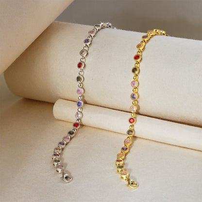[Love's Uplift]Sparkling Exquisite Round Cut Party Bracelet